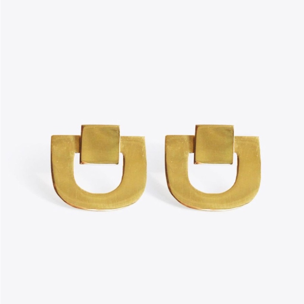 Nisolo Geometric Ear Jacket Earrings